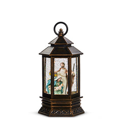 Holy Family Lighted Water Lantern 10