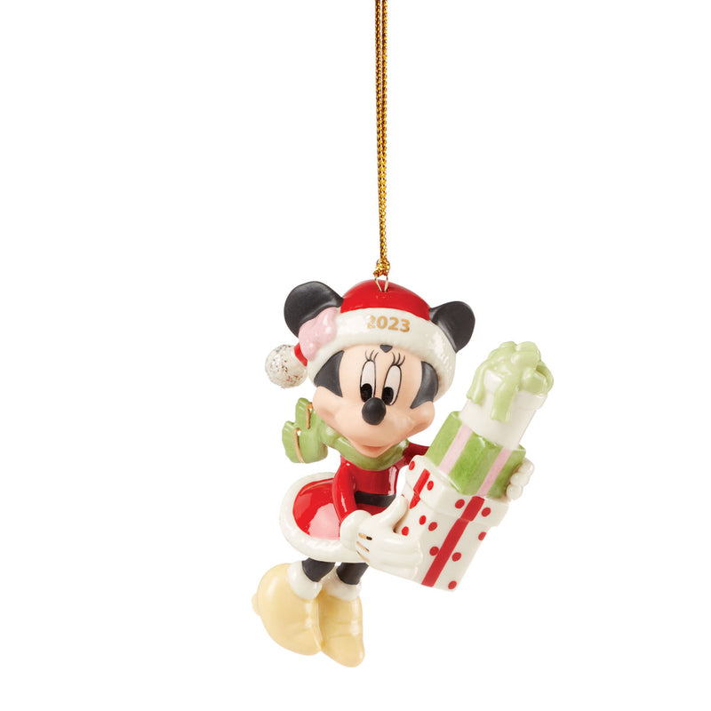 Minnie Mouse Holiday Gifts 2023 Lenox Ornament, 3.75"