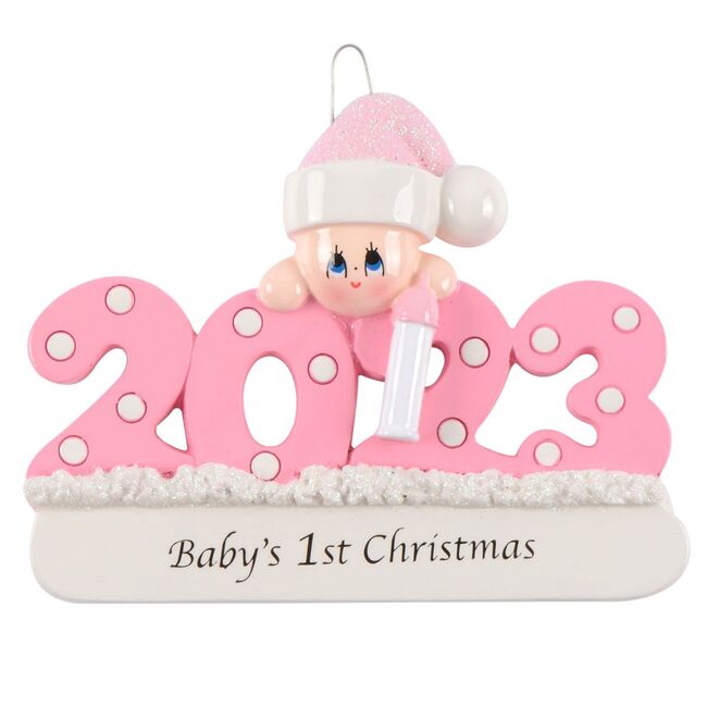 Baby's 1st Christmas 2023, Pink