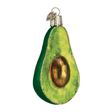 Avocado Glass Ornament By Old World Christmas, 4"
