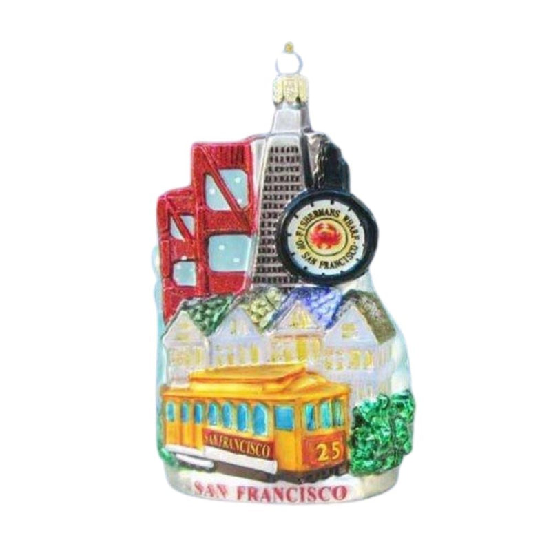 San Francisco City Scape Ornament