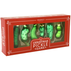 pickle Ornament Games, set of 6