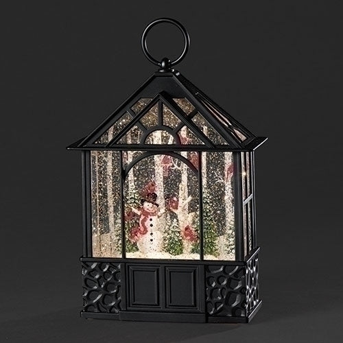 Snowman Cardinals Gazebo 9.75"