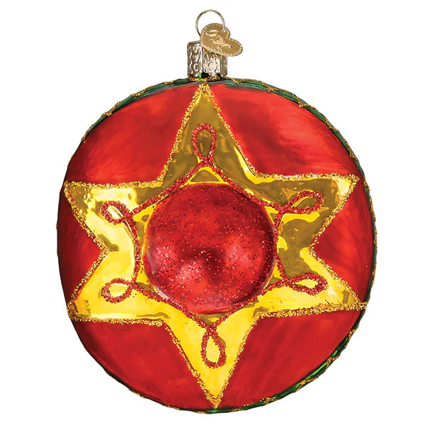 Sombrero Glass Ornament by Old World Christmas, 3.75"