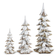 Snowed on Christmas Tree Set of 3, 11.5