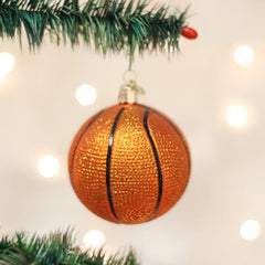 Basketball Glass Ornament by Old World Christmas, 3