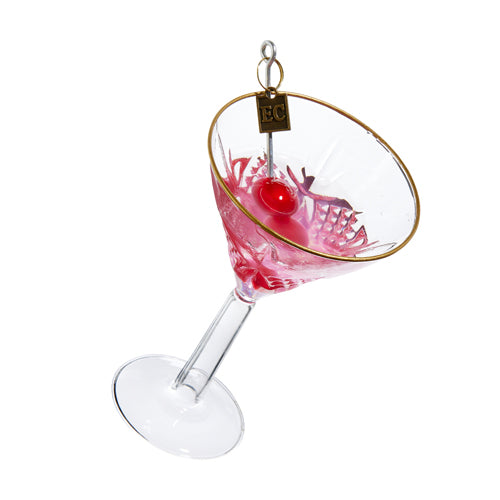 Pink Martini Ornament, 4.75"
