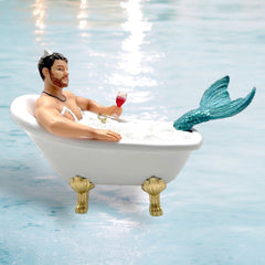 December Diamonds Mr Bubbles Merman Ornament