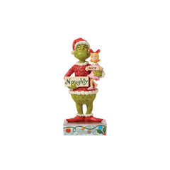 Grinch and Cindy Lou Naughty/Nice by Jim Shore Figurine, 9.6