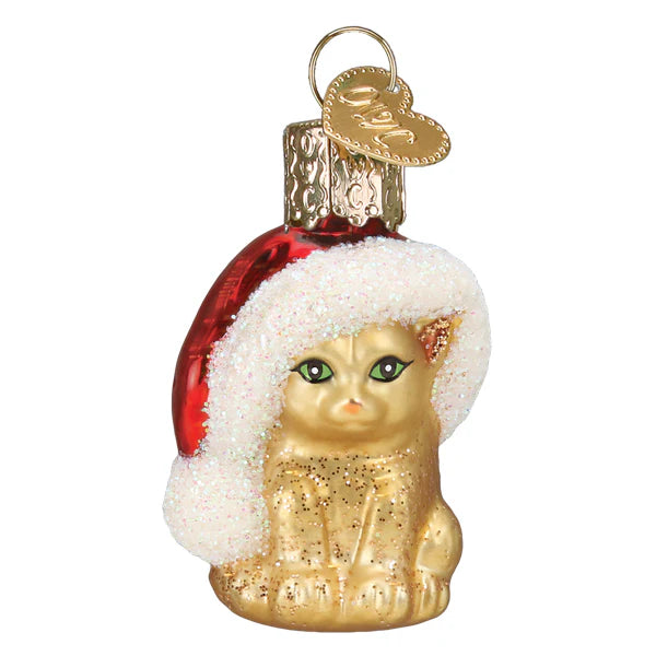 Mini Santa's Kitten by Old World Christmas, 2"