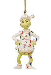 Lenox Grinch With All The Gifts Ornament 2023, 4
