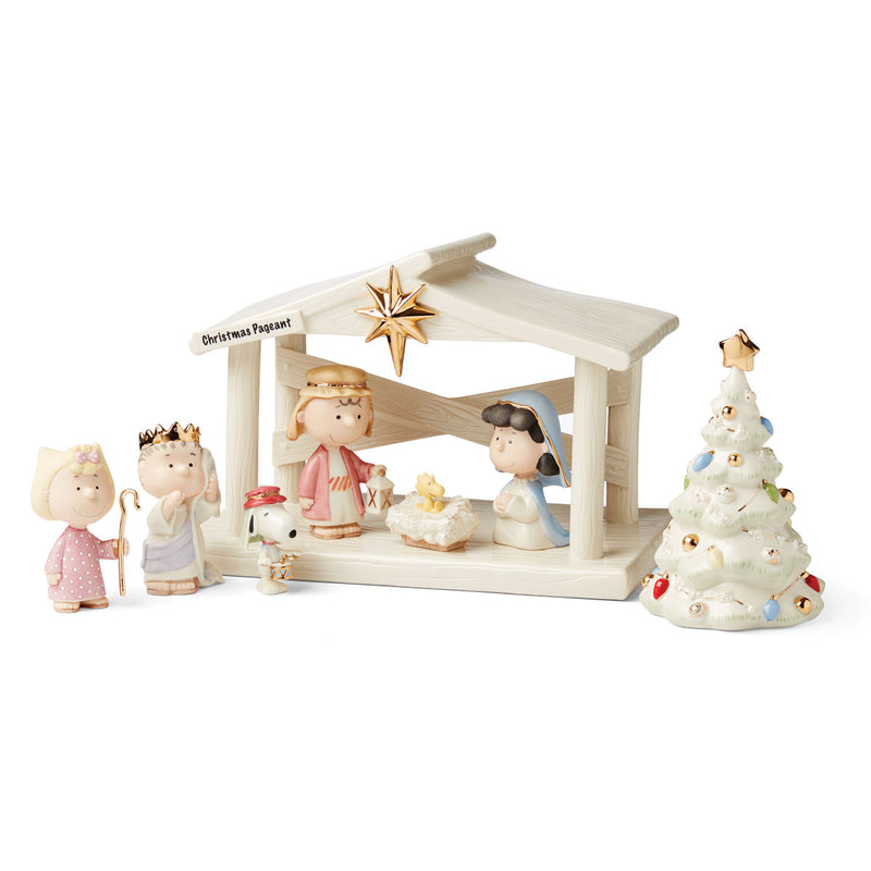 Lenox Nativity The Christmas Pageant And Creche 8 Piece Set