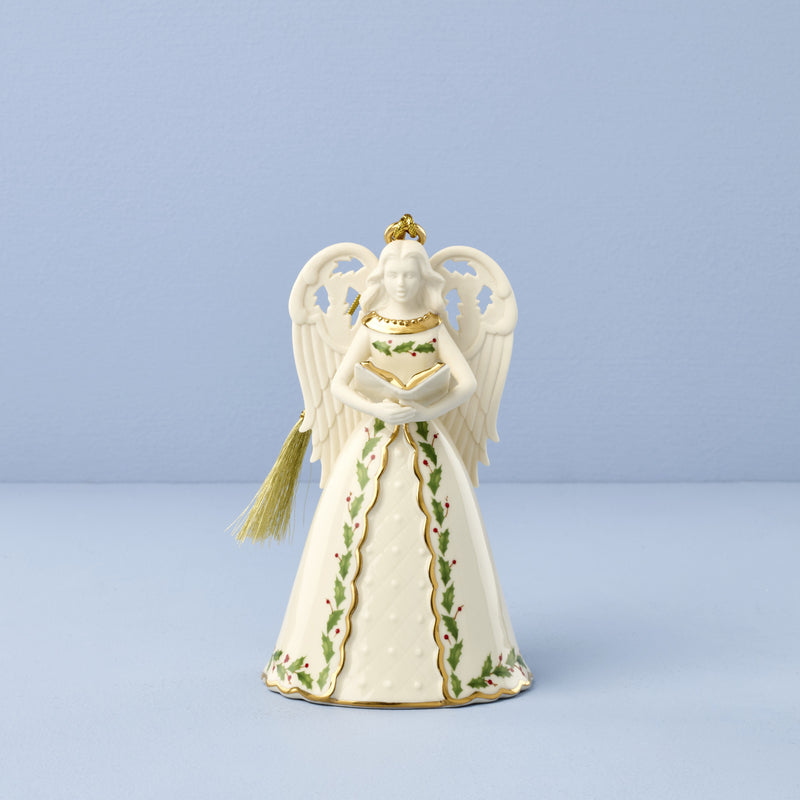 Holiday Angel Bell Ornament Lenox, 6"