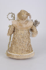 Karen Didion Lighted Touch of Gold Santa, 16