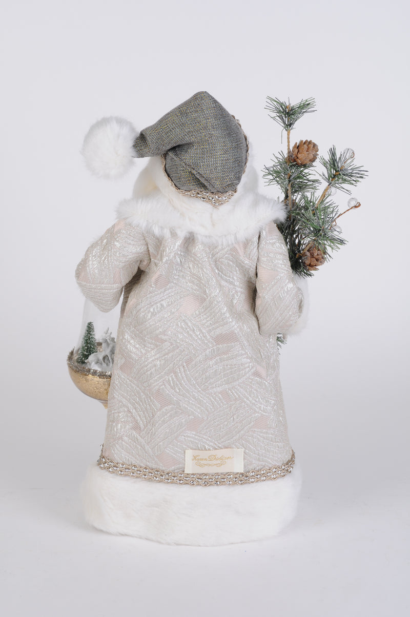 Glistening Frost Santa, 16"