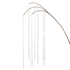 Hanging Crystal Branch Clear Made of Acrylic and Glitter, 37