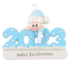 Baby's 1st Christmas 2023, Blue