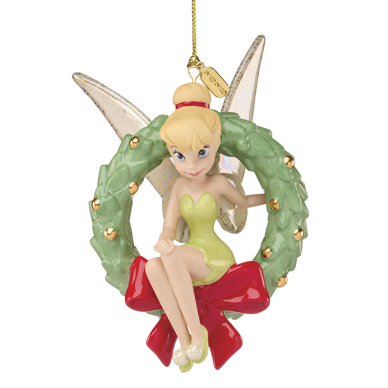 Tinker Bell in wreath 2026 Lenox Ornament, 3.5