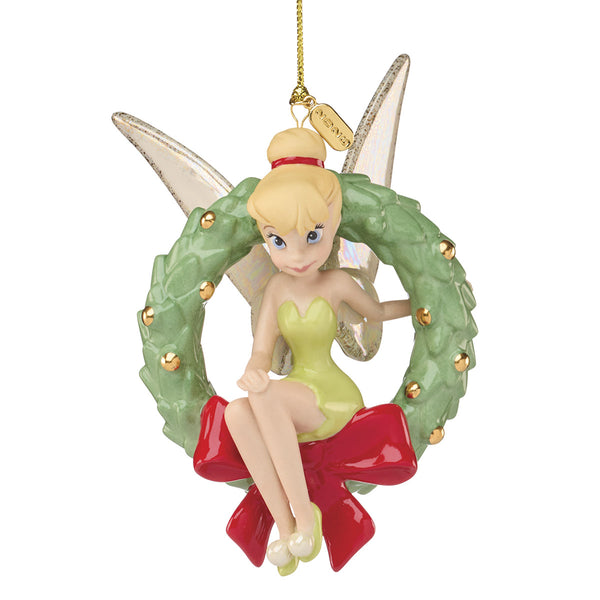 Tinker Bell in wreath 2026 Lenox Ornament, 3.5