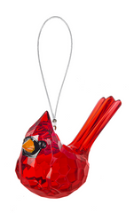 Elegant Cardinal Ornament, 31/2