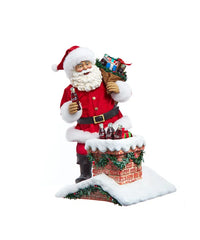 Coke Santa in Chimney 10.5