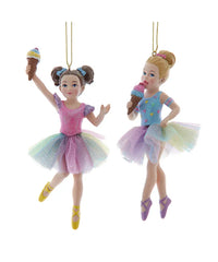 Ice Cream Girl Ornament, 5.25