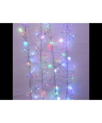240 Multi Color Fairy LED Cluster Light Set 8 feet