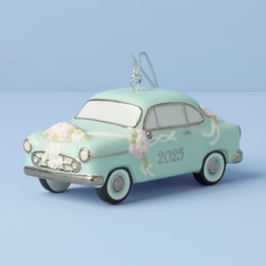 Lenox 2025 Just Married Vintage Car Ornament, 4
