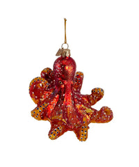 Octopus Glass Ornament, 4