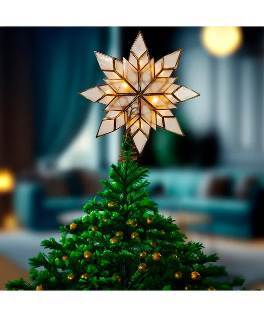Capiz Shell Tree LED Lighted Capiz Shell Tree Top