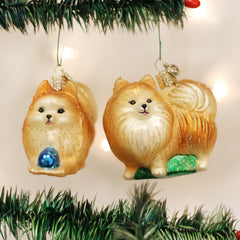 Pomeranian Glass Ornament by Old World Christmas