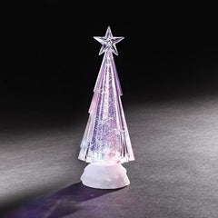 LED Swirl Chiseled Tree, 9.5