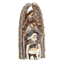 Nesting Holy Family With Angel, 11