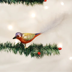 Painted Bunting Ornament By Old World Christmas, 8.25
