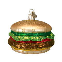 Cheeseburger Glass Ornament by Old World Christmas