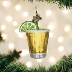Tequila shot Glass Ornament by Old World Christmas, 3