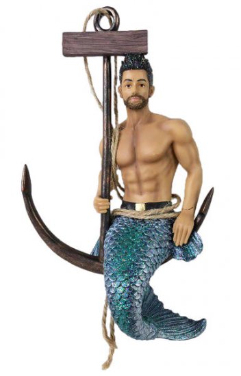 December Diamonds Fresh Catch Merman Ornament