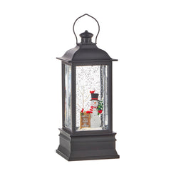 Frosty's Tree Farm Musical Lighted Water Lantern, 8.75