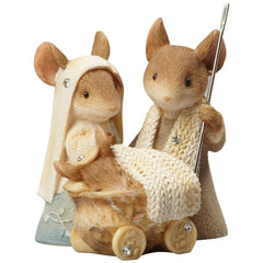 Mouse Nativity/ Holy Family Wee Believe Figurine, 2