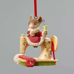Sew Happy It's Christmas Ornament, 2.56