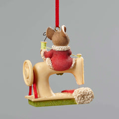 Sew Happy It's Christmas Ornament, 2.56