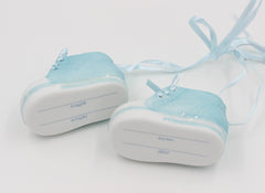 Baby's First Boy Booties Ornament, 2.5