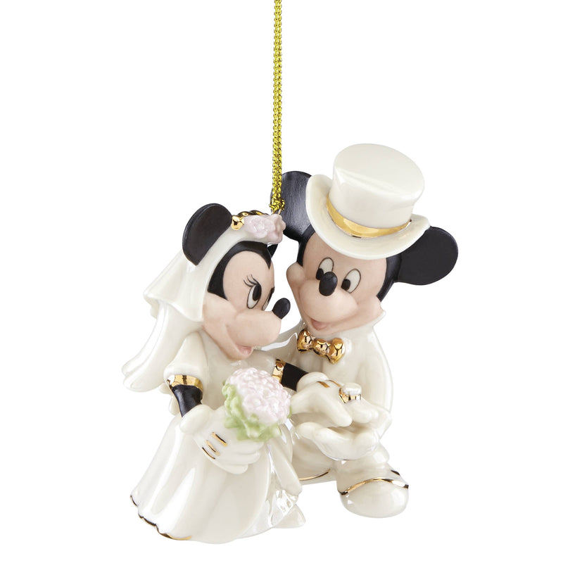 Lenox Minnies Dream Wedding Ornament, 3.8"