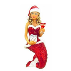 December Diamonds Santa Baby II Mermaid Ornament