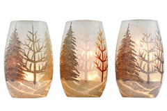 Stony Creek Glass Lighted Vase 5.25