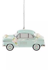 Lenox 2022 Just Married Vintage Car Ornament