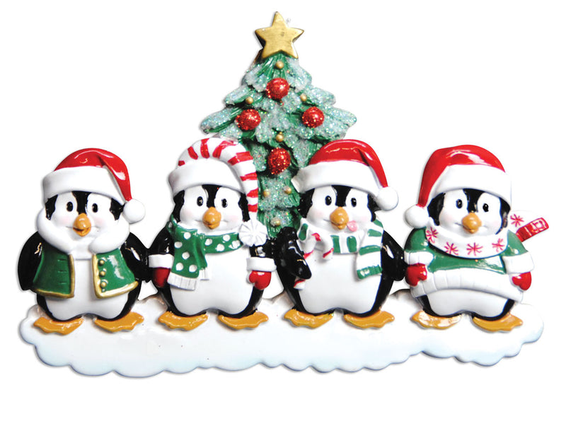Four Penguin Family