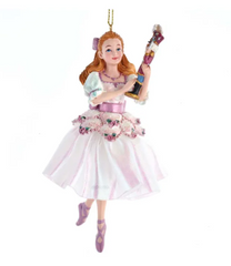 Hollywood Nutcracker Suite Clara With Nutcracker Ornament, 6