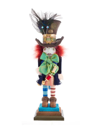 Hollywood Mad Hatter Nutcracker, 18"