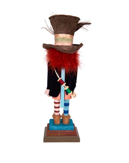 Hollywood Mad Hatter Nutcracker, 18"